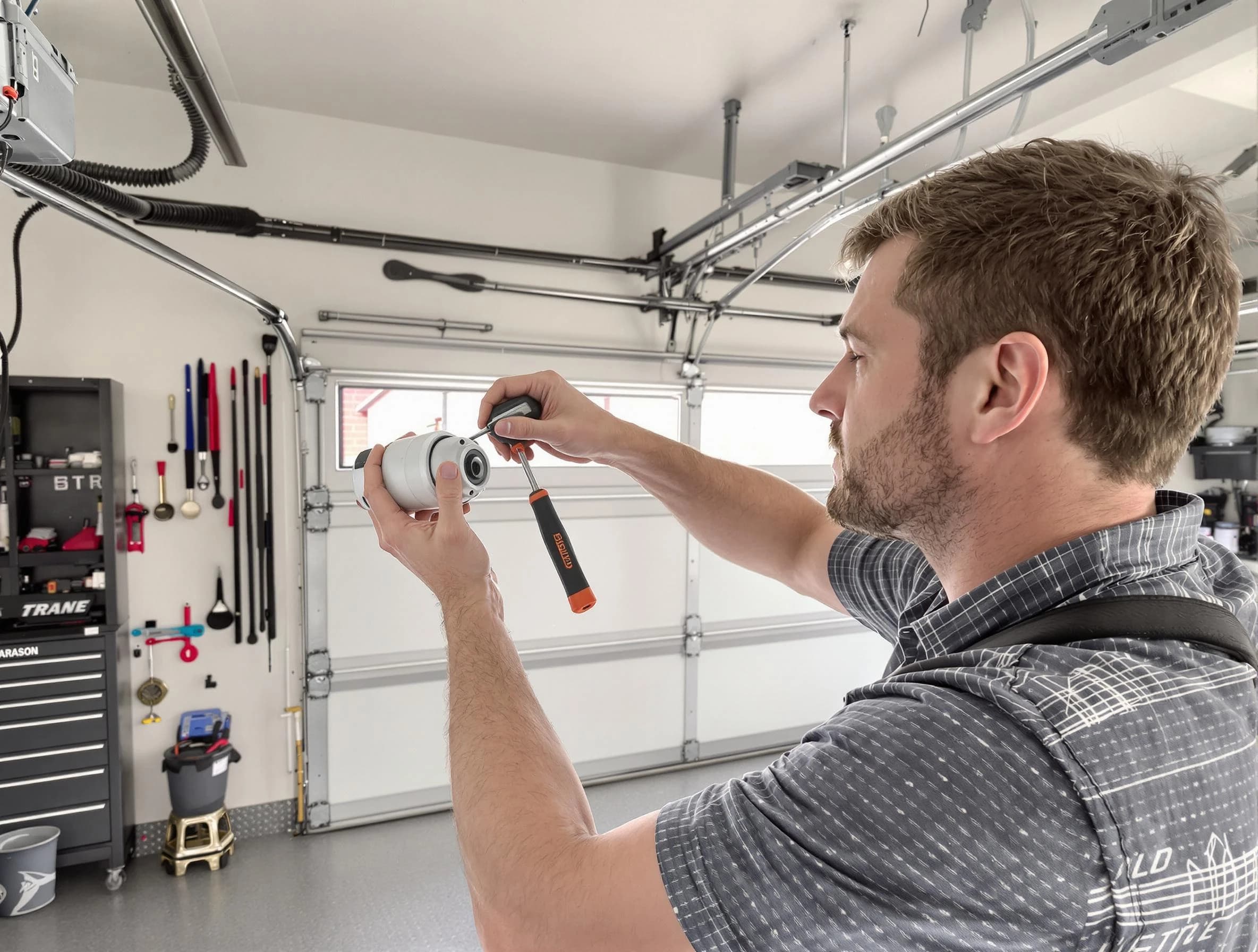 Garage door opener repair service by Loganville Garage Door Repair in Loganville