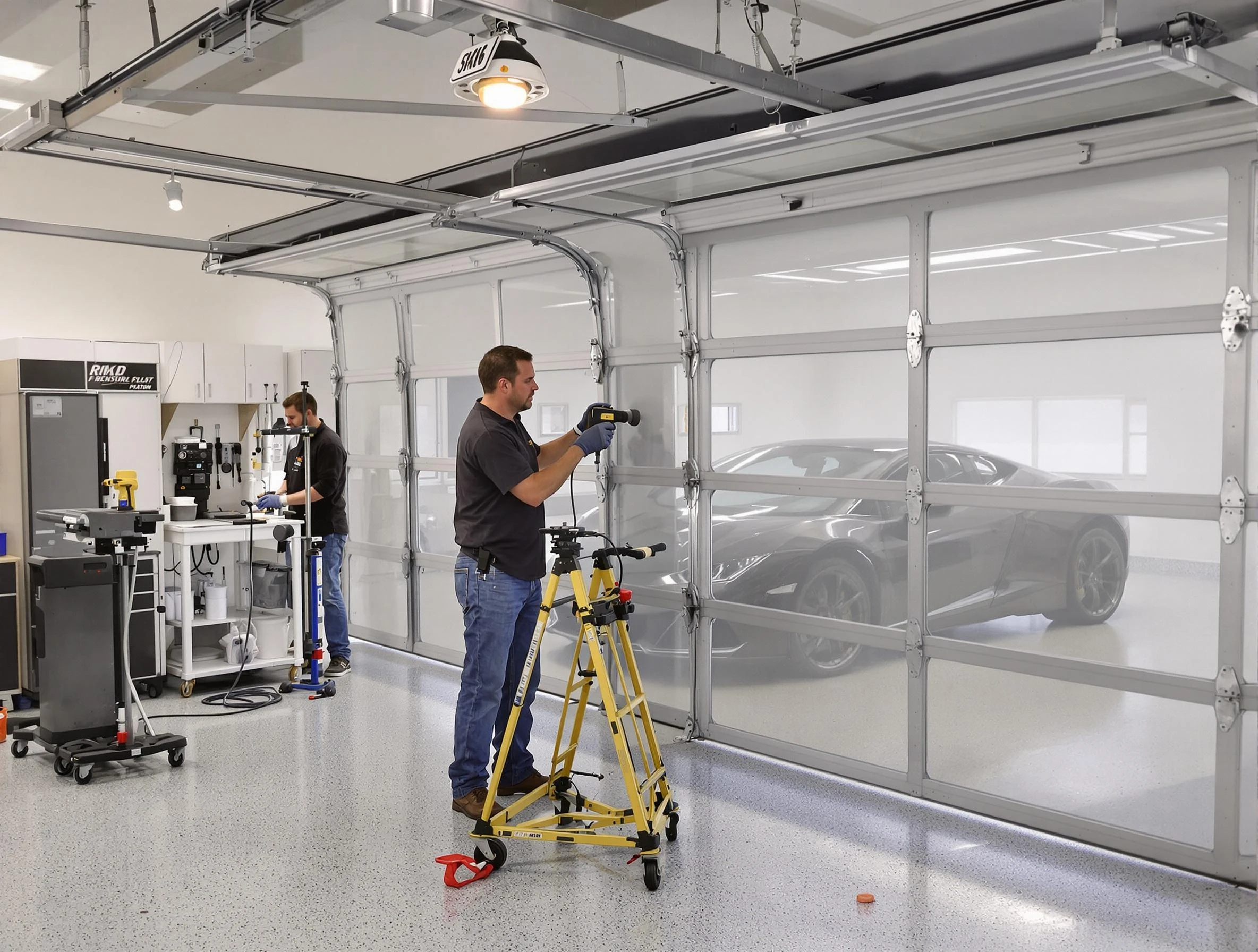 Garage Door Dents Repair in Loganville