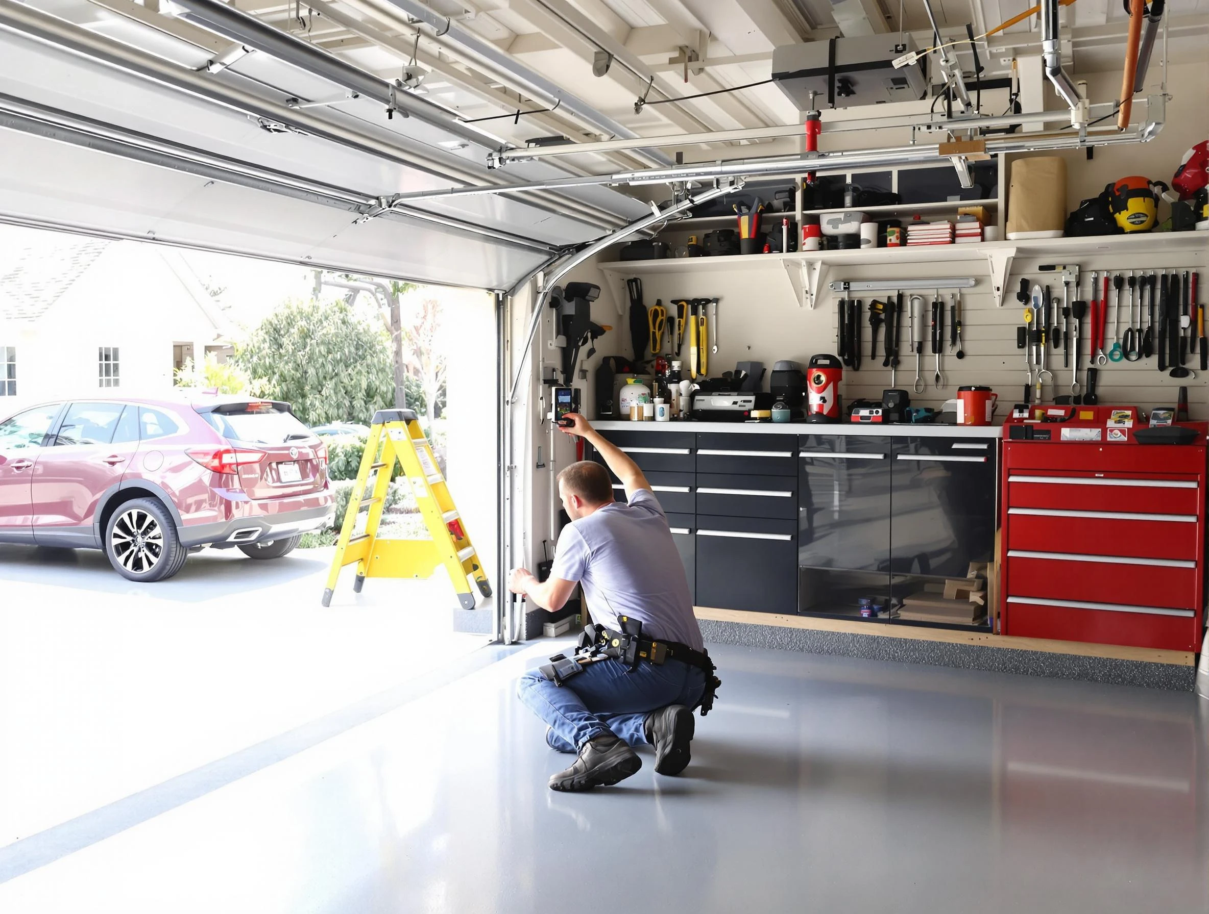 Local garage door repair service by Loganville Garage Door Repair in Loganville