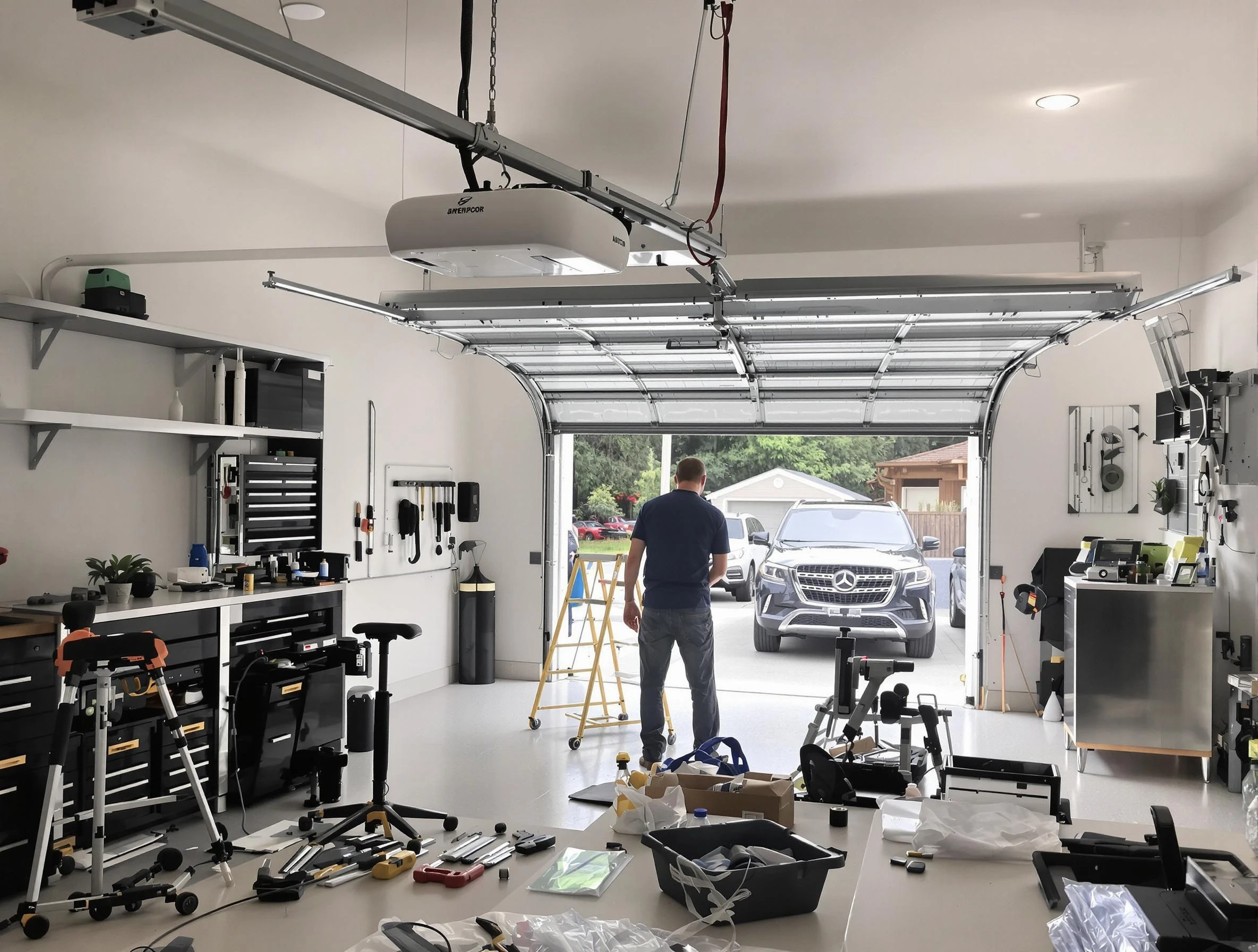 Garage door opener installation by Loganville Garage Door Repair in Loganville