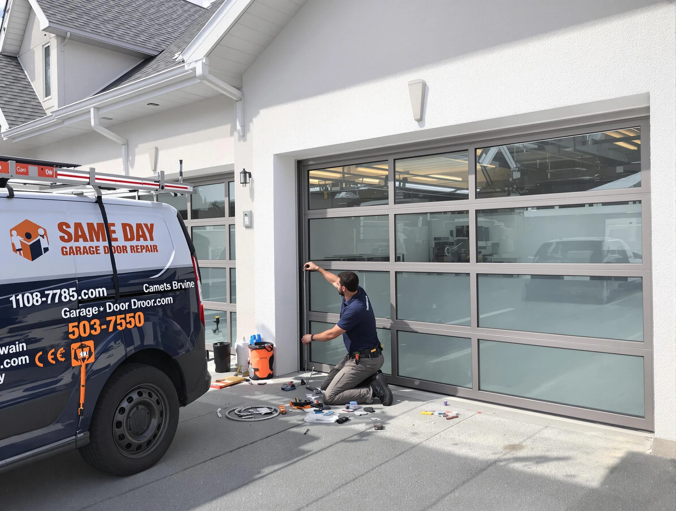 Same-day garage door repair service by Loganville Garage Door Repair in Loganville